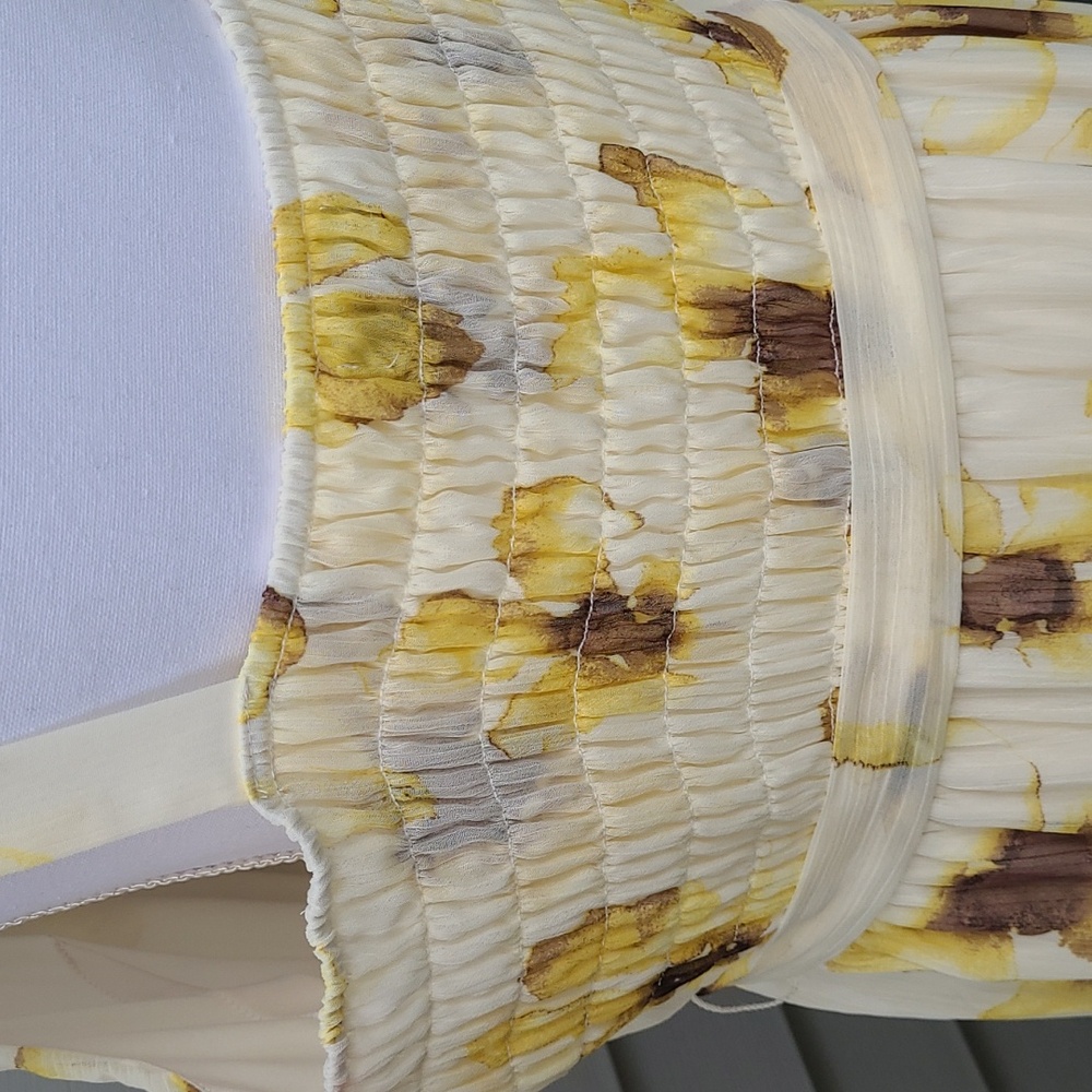 Simply Vera by Vera Wang Dress Floral Flowy Maxi Size XL - Picture 6 of 15